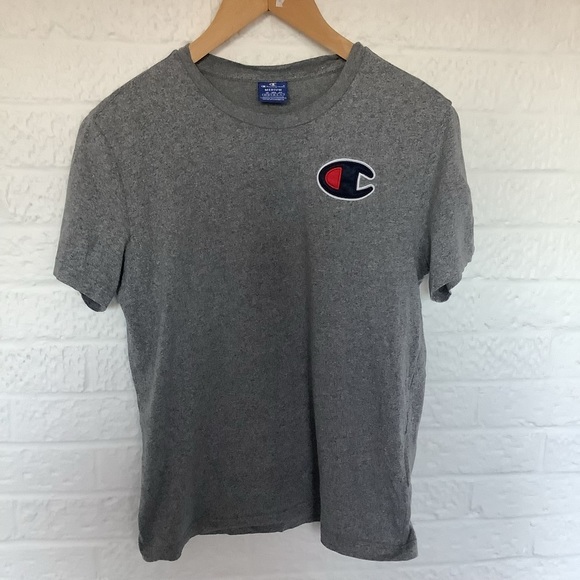 Champion Crew Neck T Shirt - Size M - Grey Fleck - Cotton - P2P 20” - Picture 5 of 7